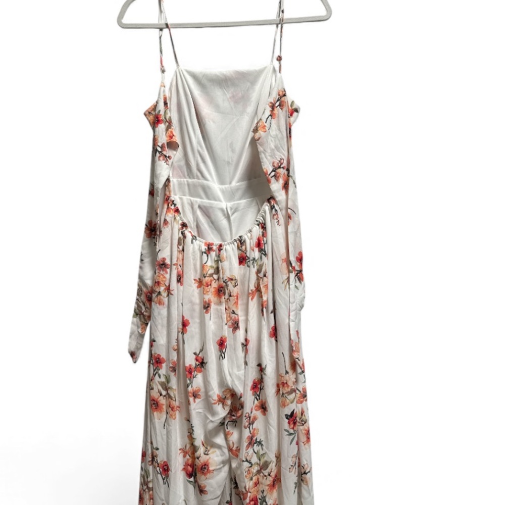 Floral Flair Jumpsuit (ivory) with pockets from NanaMacs/Wishlist Apparel SMALL - Picture 6 of 16